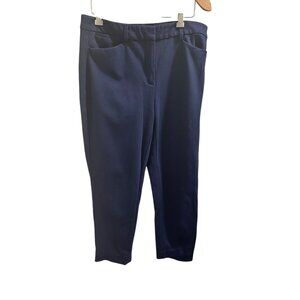 💰BOGO💰 White House Black Market Womens Slim Ankle Pants Size 6 Navy
